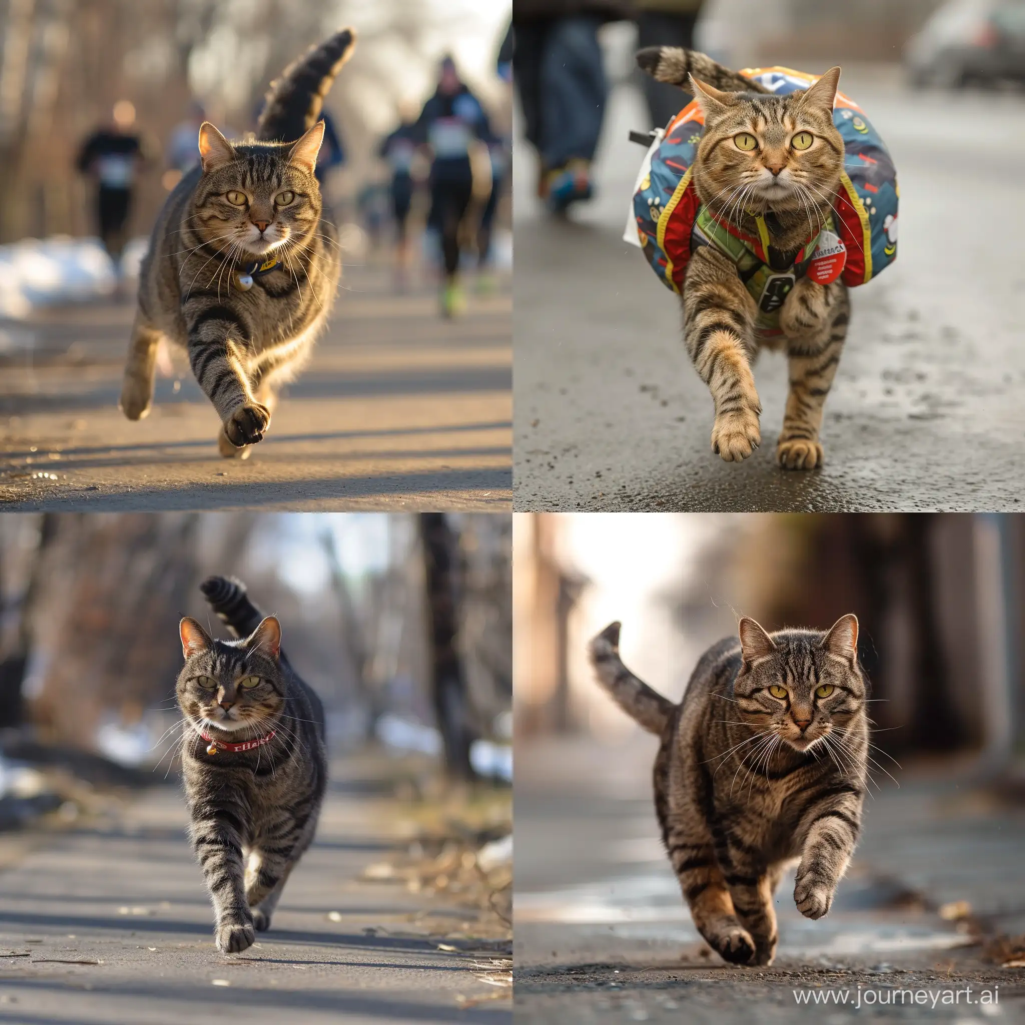 кошка бежит казансикий марафон 