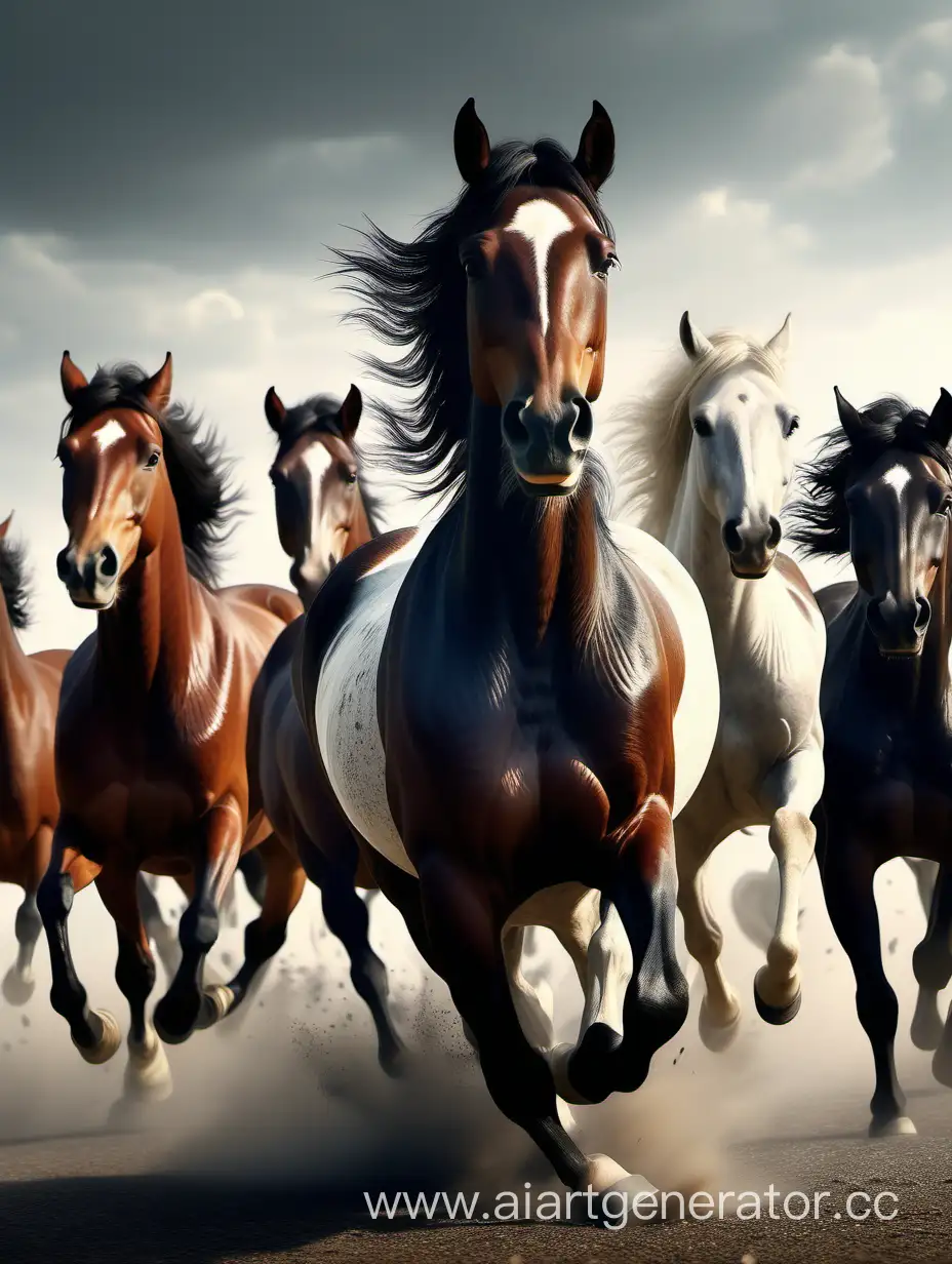 Galloping-Herd-of-Horses-in-Stunning-4K-Photo-Realism