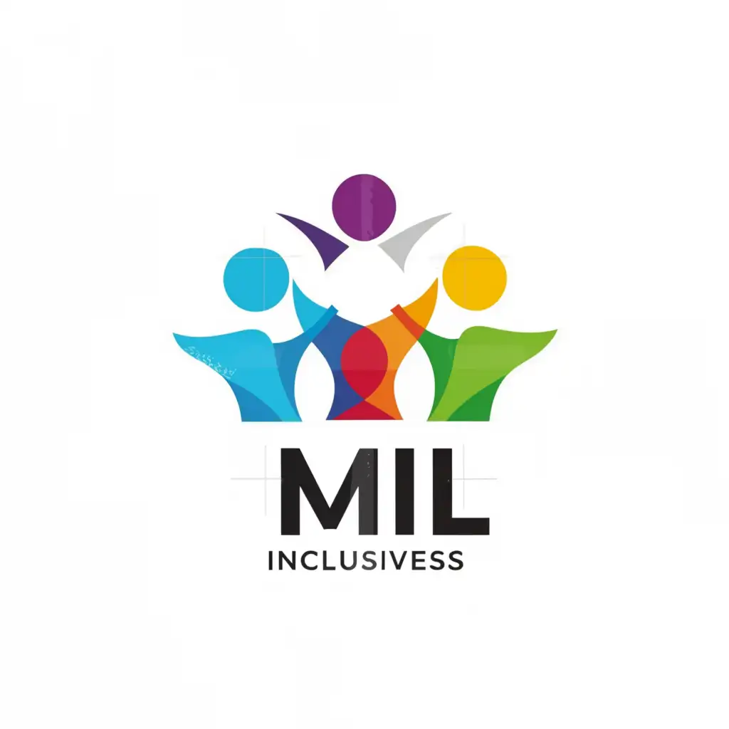 a logo design,with the text "MIL", main symbol:Inclusiveness,Moderate,be used in Real Estate industry,clear background