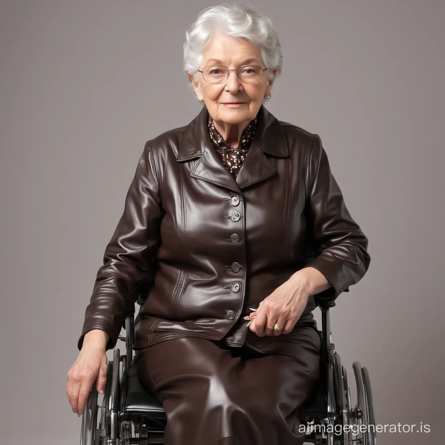 leather granny disabled