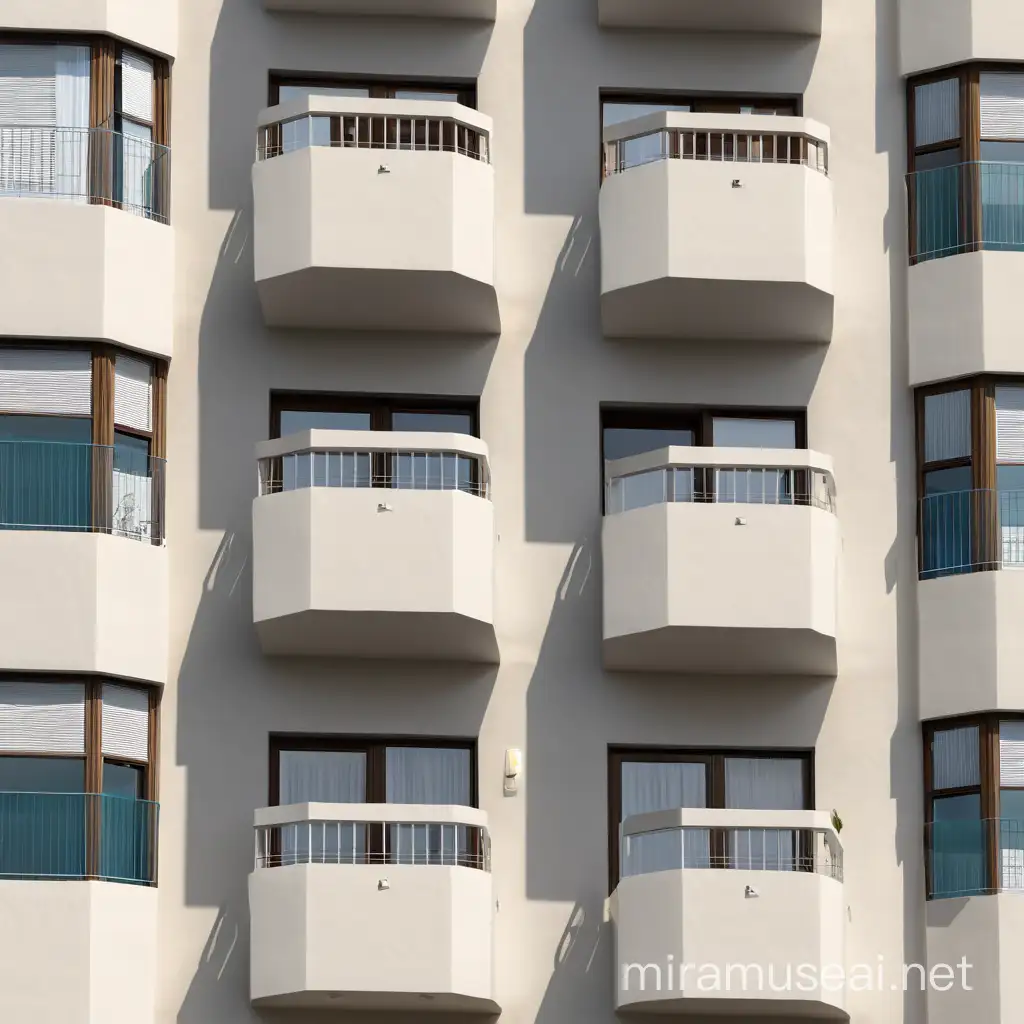 Balcony with Enhanced Resolution and Original Shape