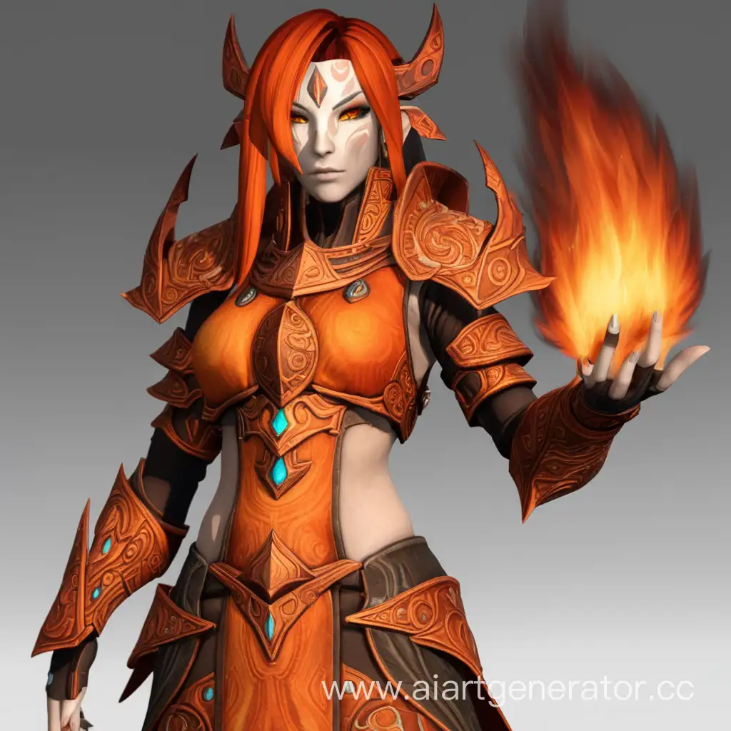 Fiery-Atronach-Female-Enchanting-Elemental-Digital-Art
