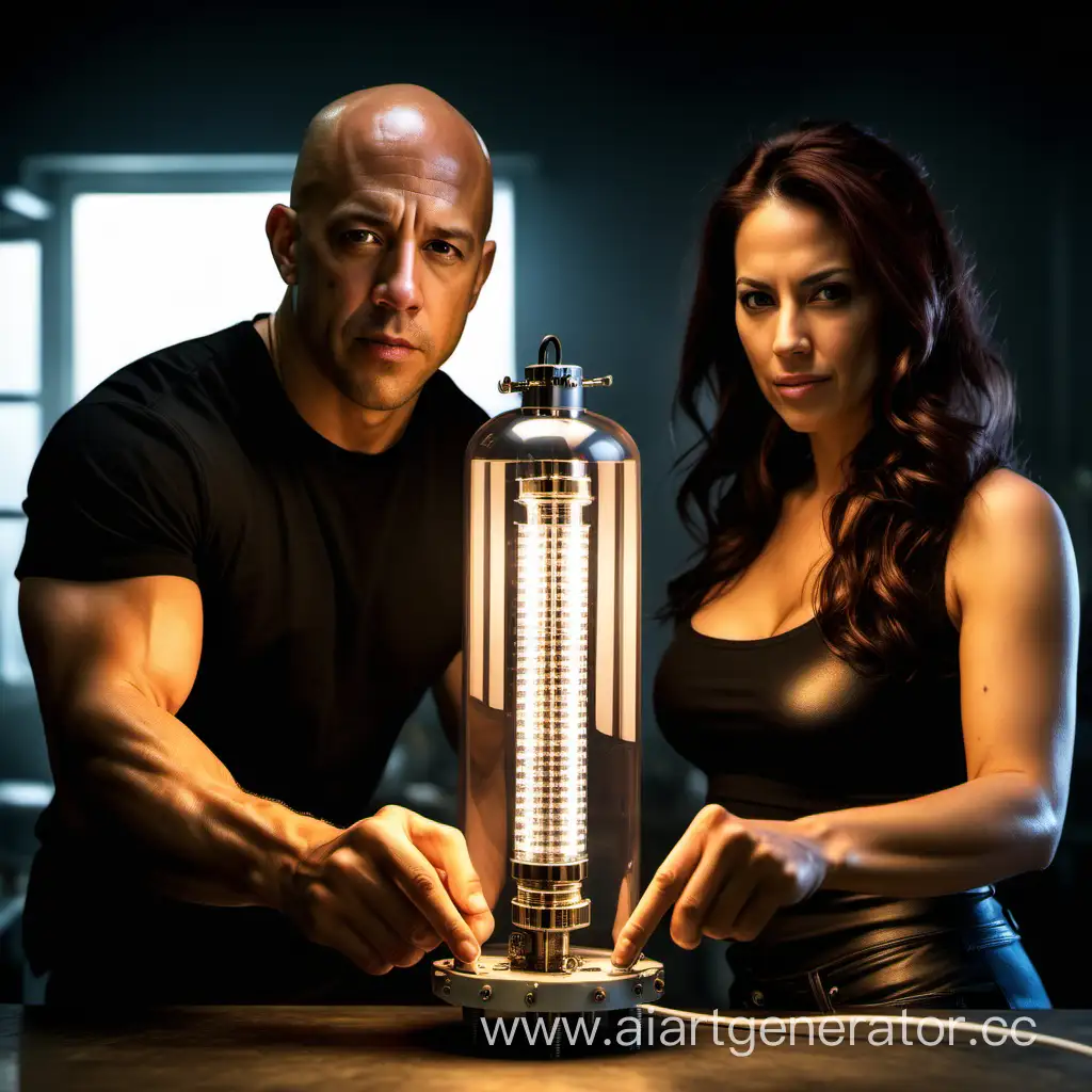 Dominic-Toretto-and-Wife-Fast-Furious-Scene-with-Diode-Lamp