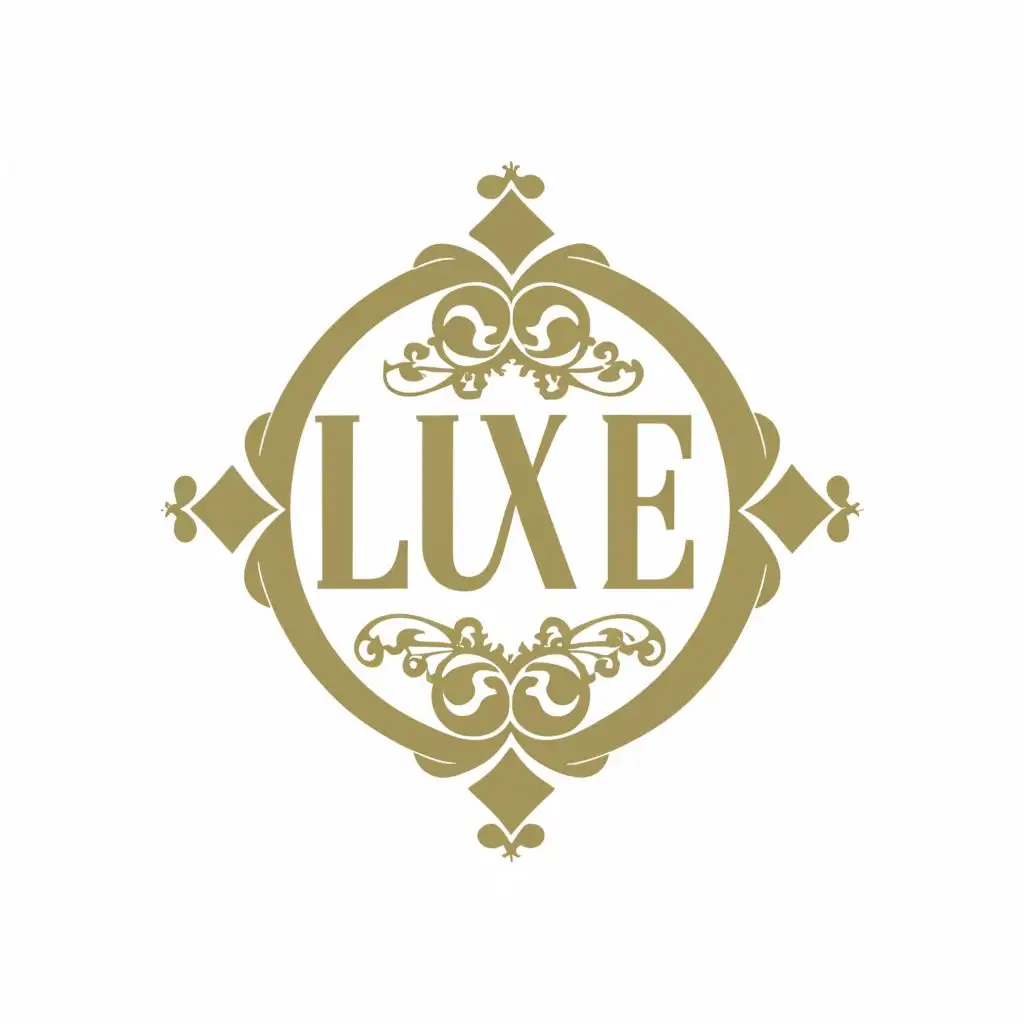 logo, Luxe with a nice symbol, with the text "Luxe", typography