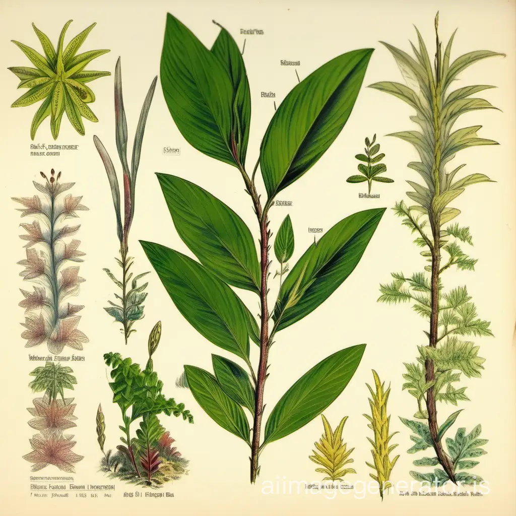 Exotic-Rare-Plant-Species-in-Tropical-Rainforest-Habitat