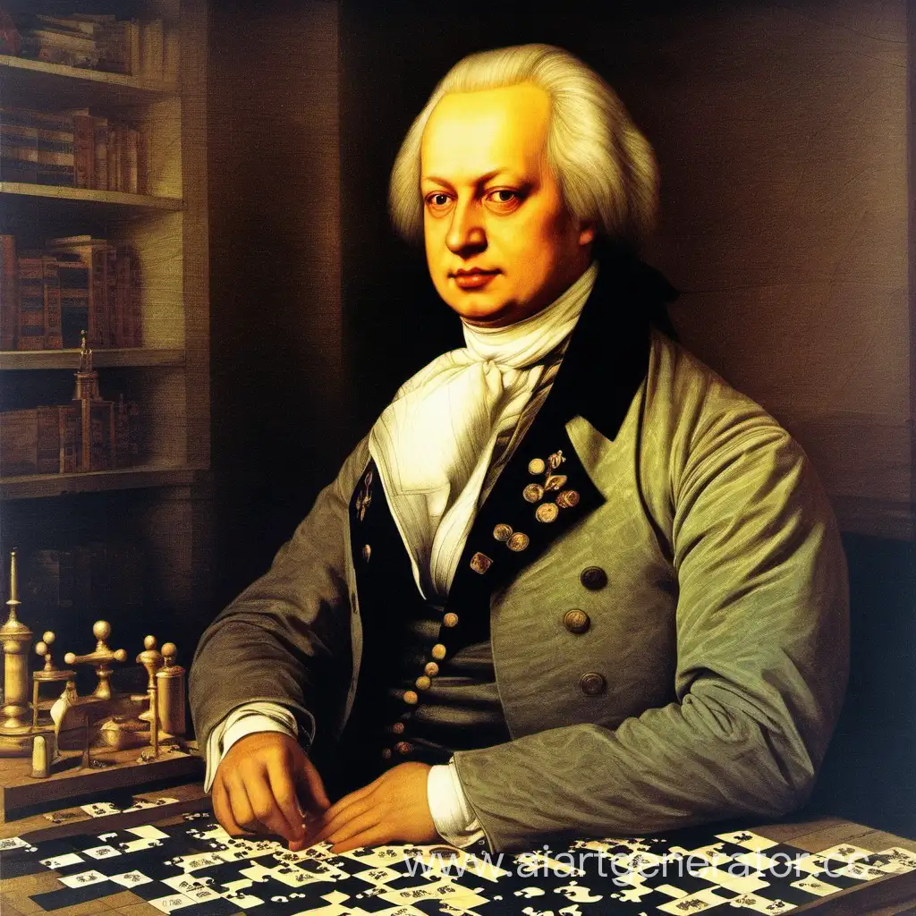 Mikhail-Vasilyevich-Lomonosov-Engaged-in-a-Puzzling-Experiment
