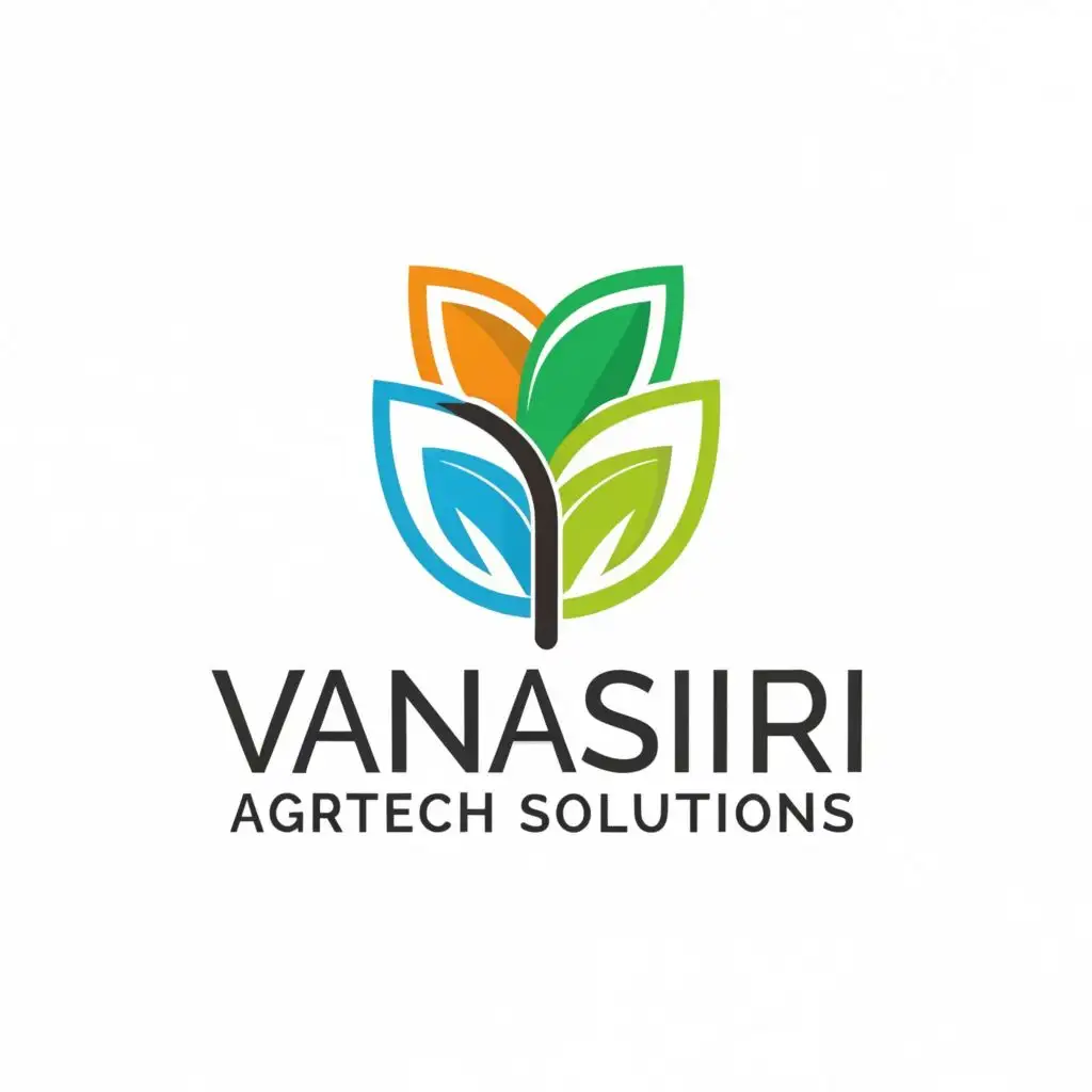 logo, Agriculture, with the text "Vanasiri Agrotech Solutions", typography, be used in Technology industry