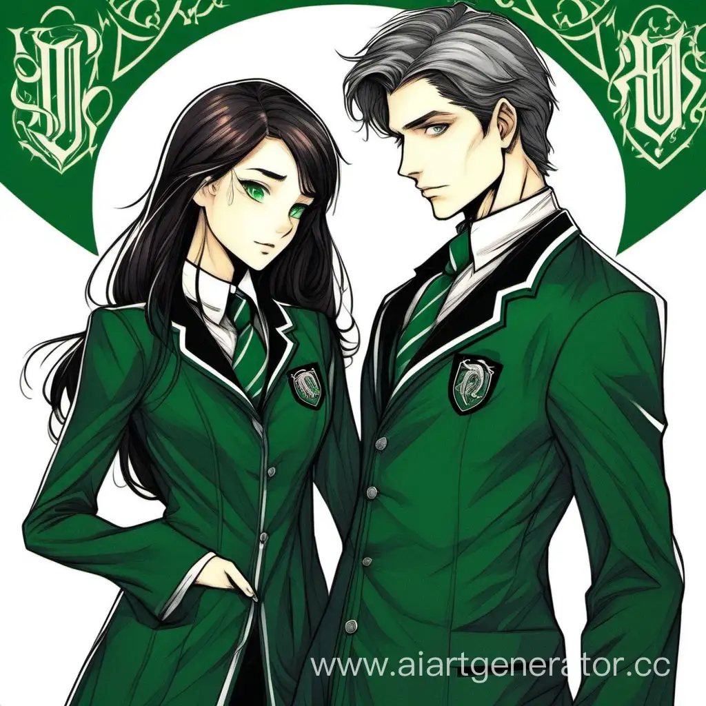 Slytherin-Girl-and-FairSkinned-Guy-in-Enchanting-Encounter