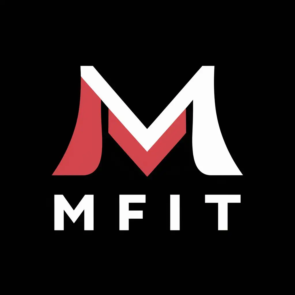 LOGO-Design-for-M-Fit-Bold-Typography-Emblem-for-the-Sports-Fitness-Industry