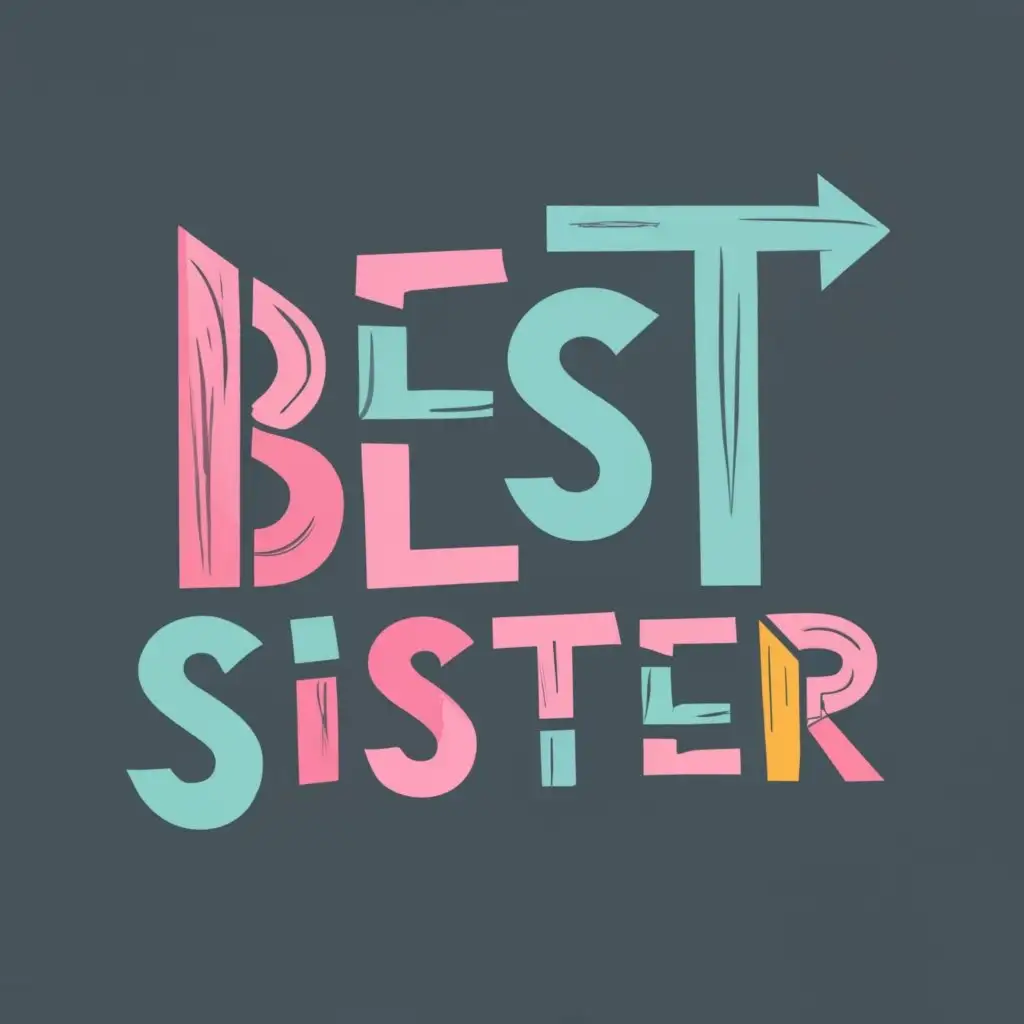 logo, Best sister, with the text "Best sister", typography, be used in Travel industry