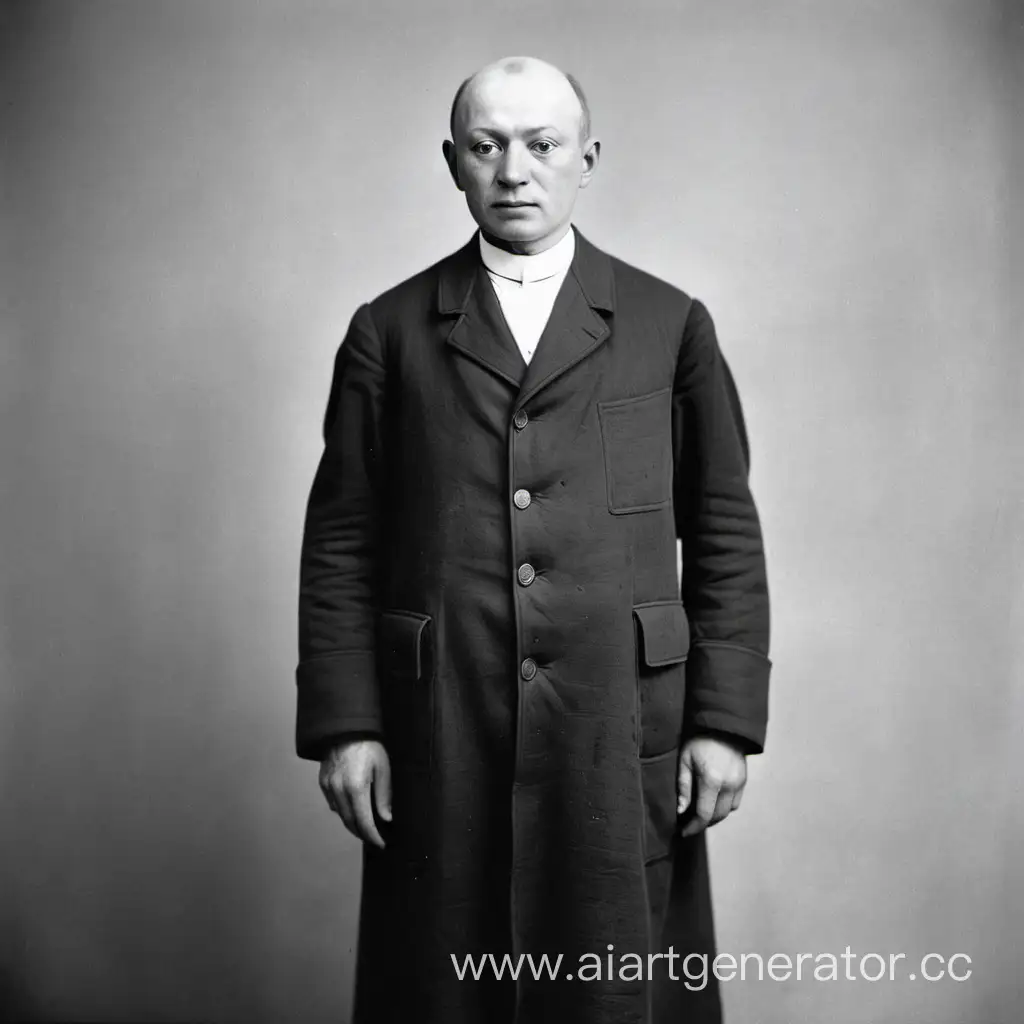Akakiy-Akakievich-in-his-Ridiculed-Capote-A-Portrait-of-a-Modest-Clerk