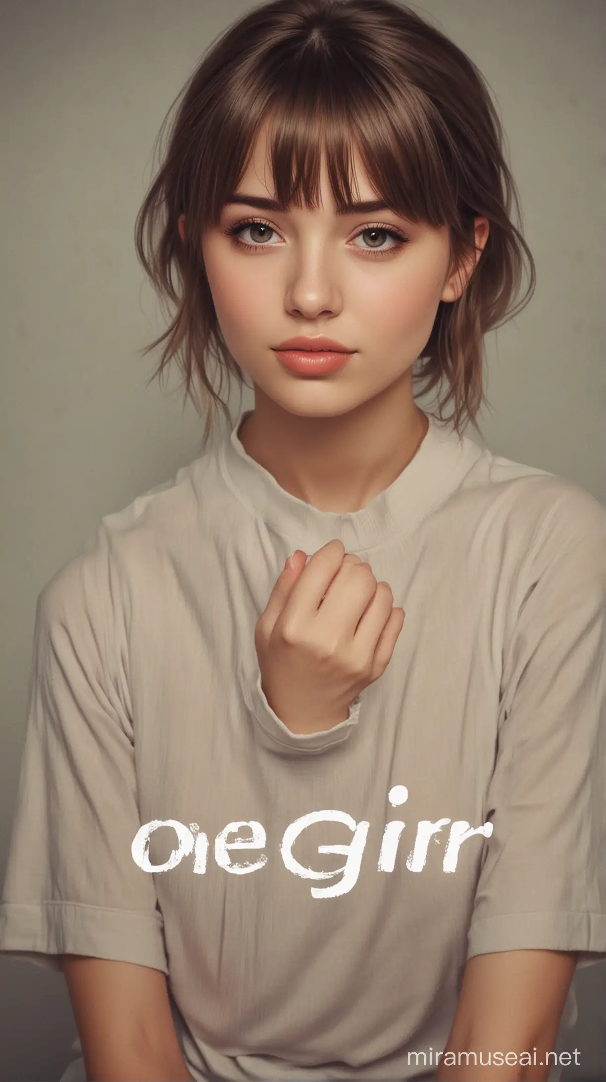 One girl