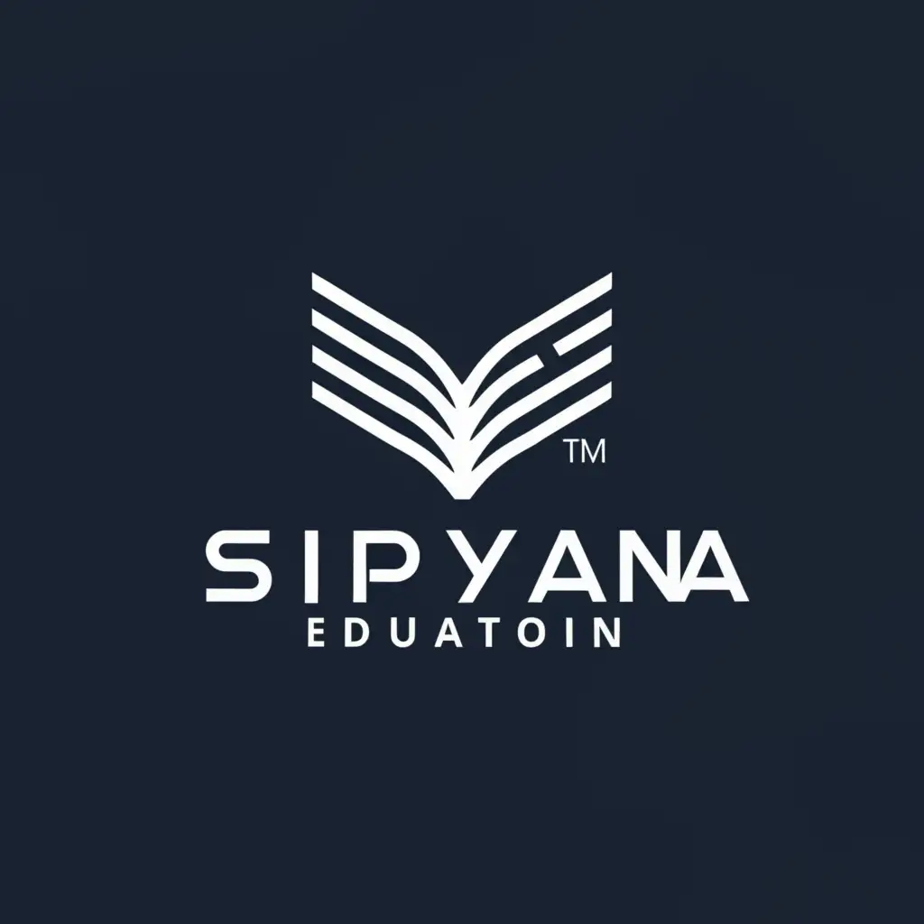 a logo design,with the text "SIPYANA EDUCATION", main symbol:EDUCATION,Moderate,be used in Automotive industry,clear background