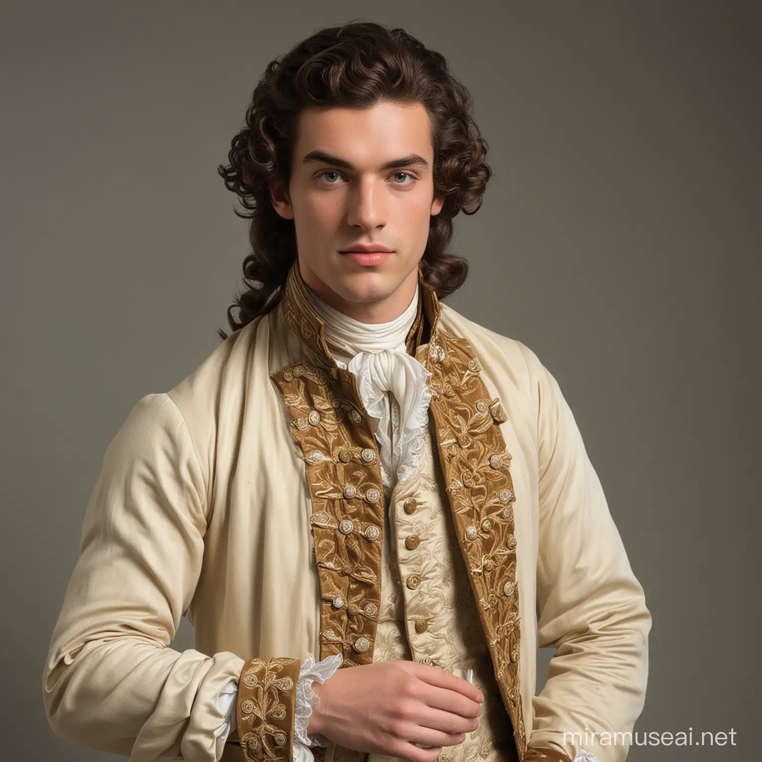 18th Century British Gentleman in Historic Costume