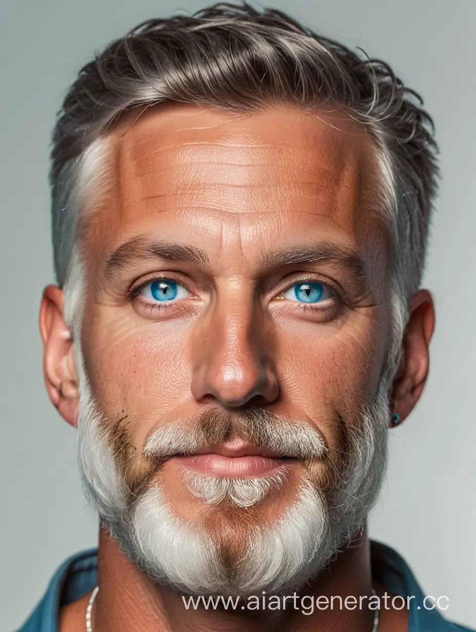 Portrait-of-a-Charismatic-Mature-Man-with-Piercings-and-Gray-Beard
