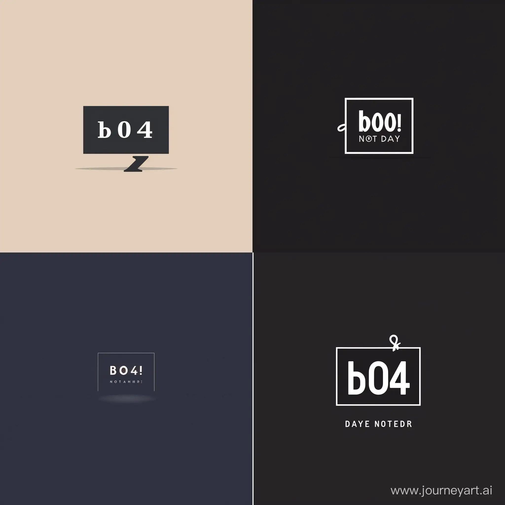 a minimalist logo that says 404 date not found