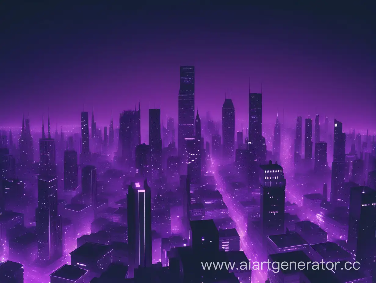 Enchanting-Night-Cityscape-with-Dark-Purple-Haze