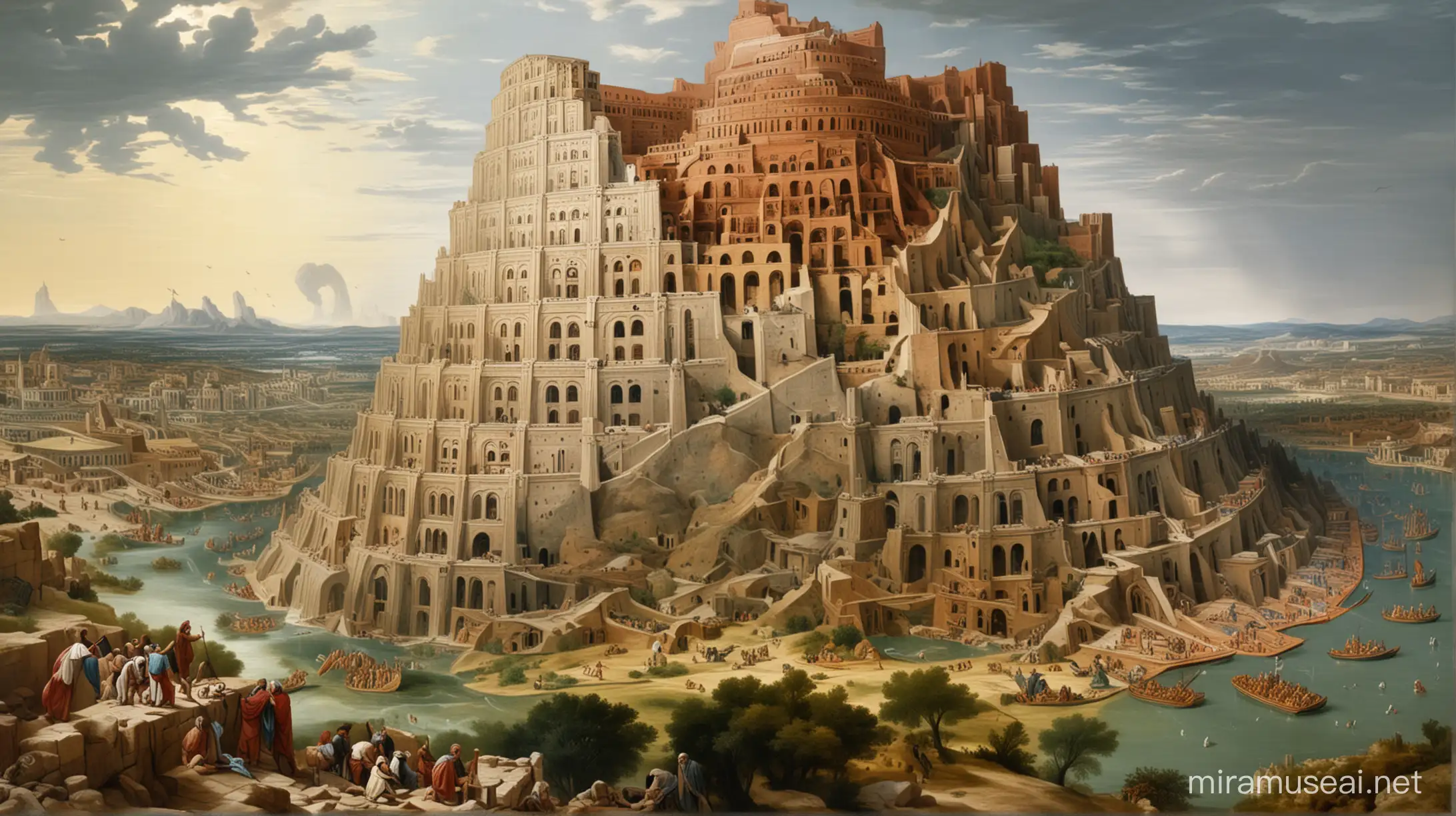 The Tower of Babel, in the biblical era
