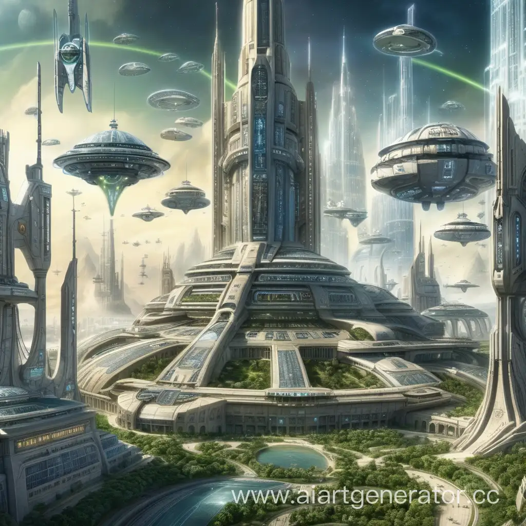 The Galactic Empire of Eden city