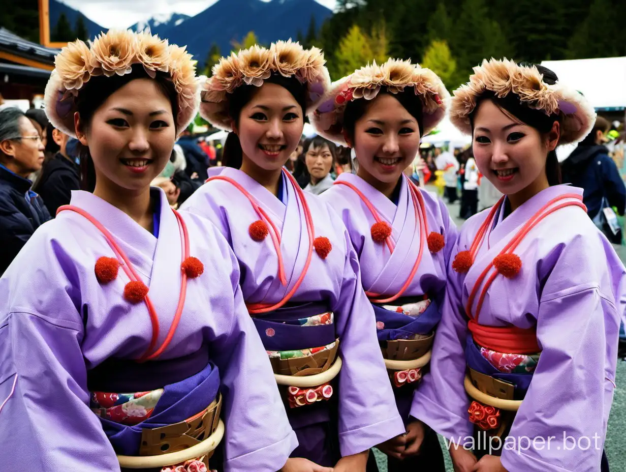 Vibrant-Celebration-at-Kanamara-Matsuri-Festival-with-Colorful-Girls