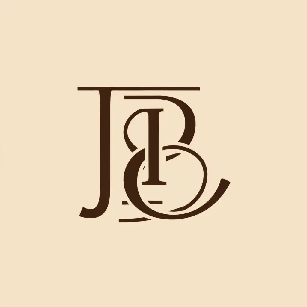 logo, J&B Collection , with the text "J B", typography