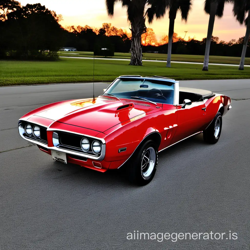 1968-Firebird-Convertible-at-Sunset-in-Duval-County-Florida