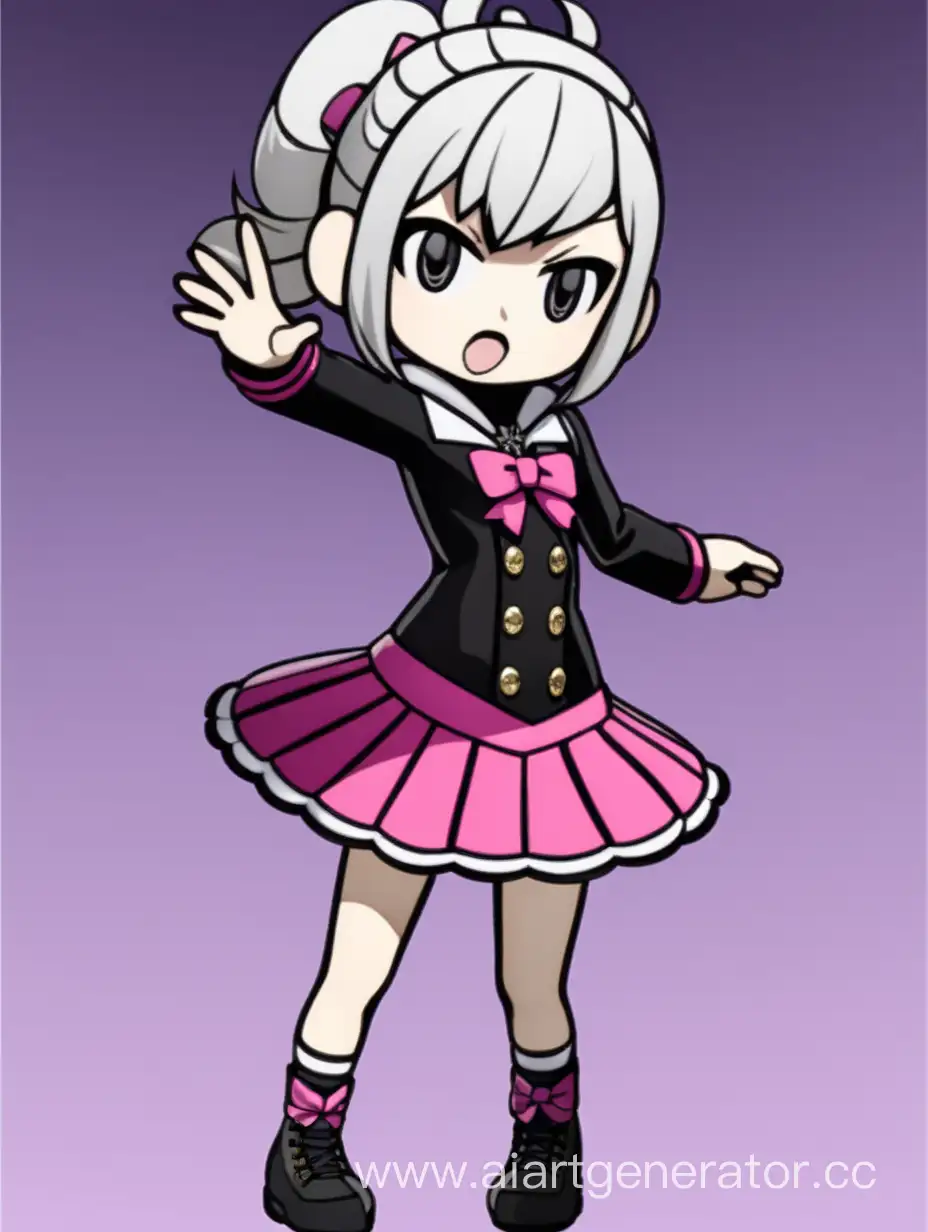 The "Absolute figure skater" from the Danganronpa series of games. She is small in stature