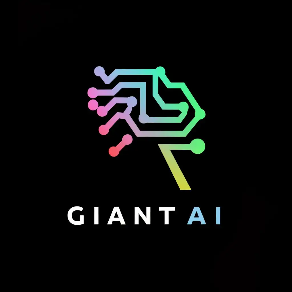 a logo design,with the text "giant ai", main symbol:ai,Moderate,be used in Technology industry,clear background