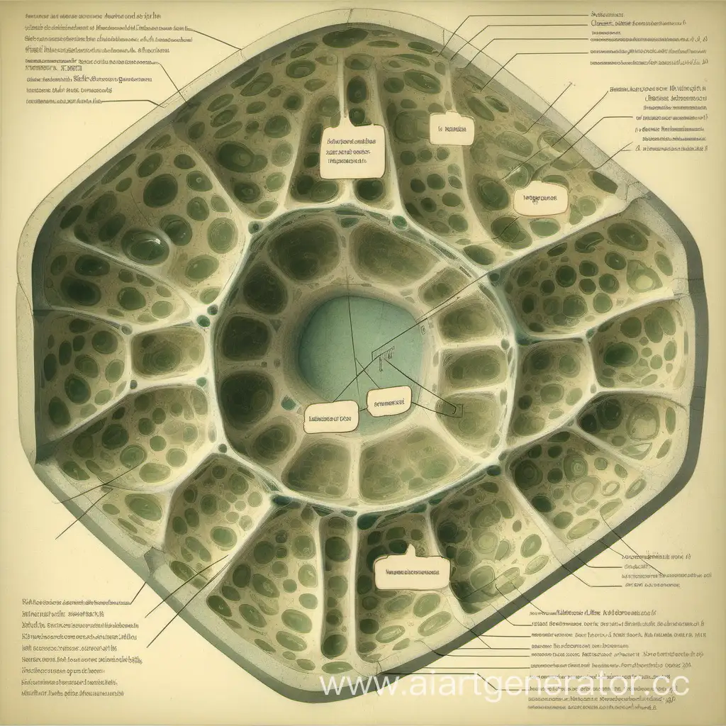 Microscopic-Cell-Structure-with-Intricate-Inscriptions