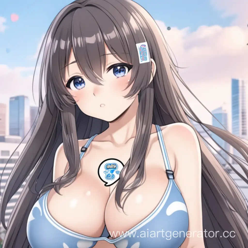 Adorable-Anime-Girl-with-Long-Hair-and-Unique-Sticker-Accents-on-VK