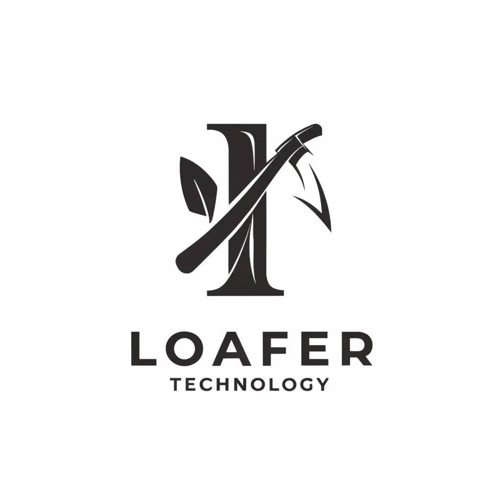 a logo design,with the text "Loafer", main symbol:Axe,Moderate,be used in Technology industry,clear background