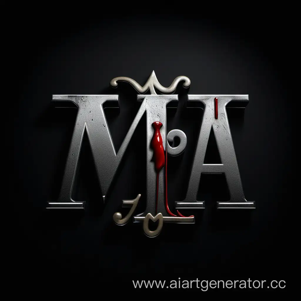 Mafia-Game-Sign-on-Black-Background
