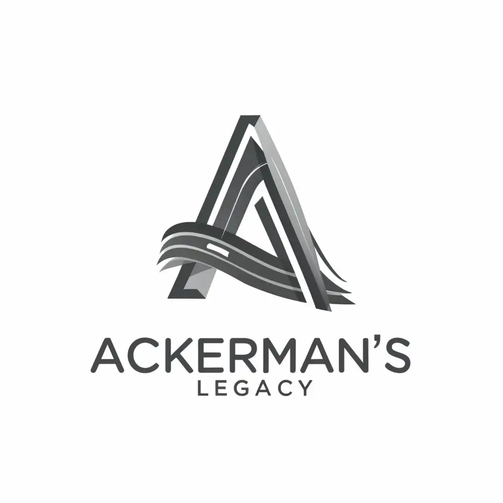 a logo design,with the text "Ackerman's legacy", main symbol:Ackerman,complex,be used in Technology industry,clear background