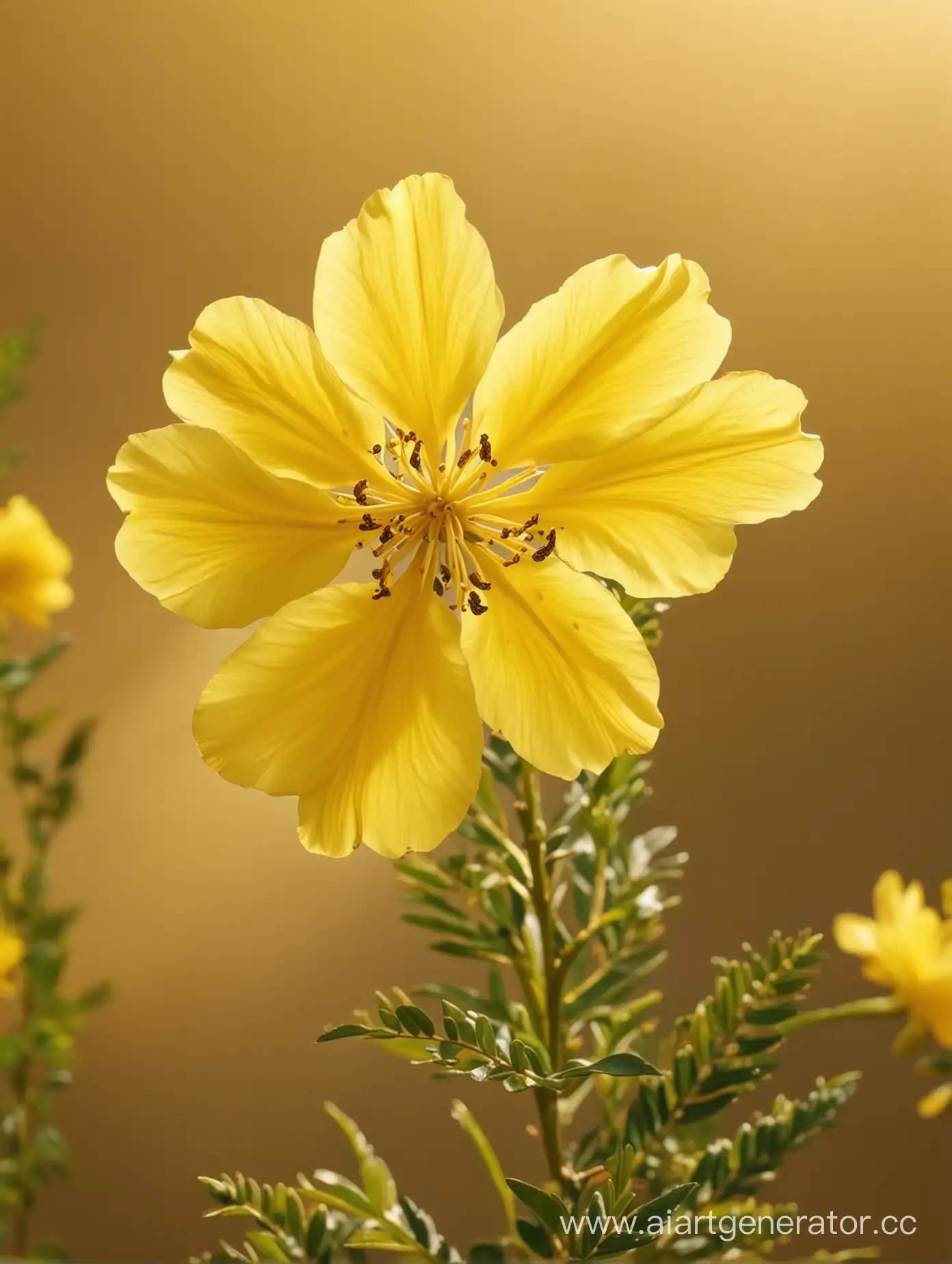 Vibrant-Acacia-Yellow-Flower-in-Golden-Sunlight