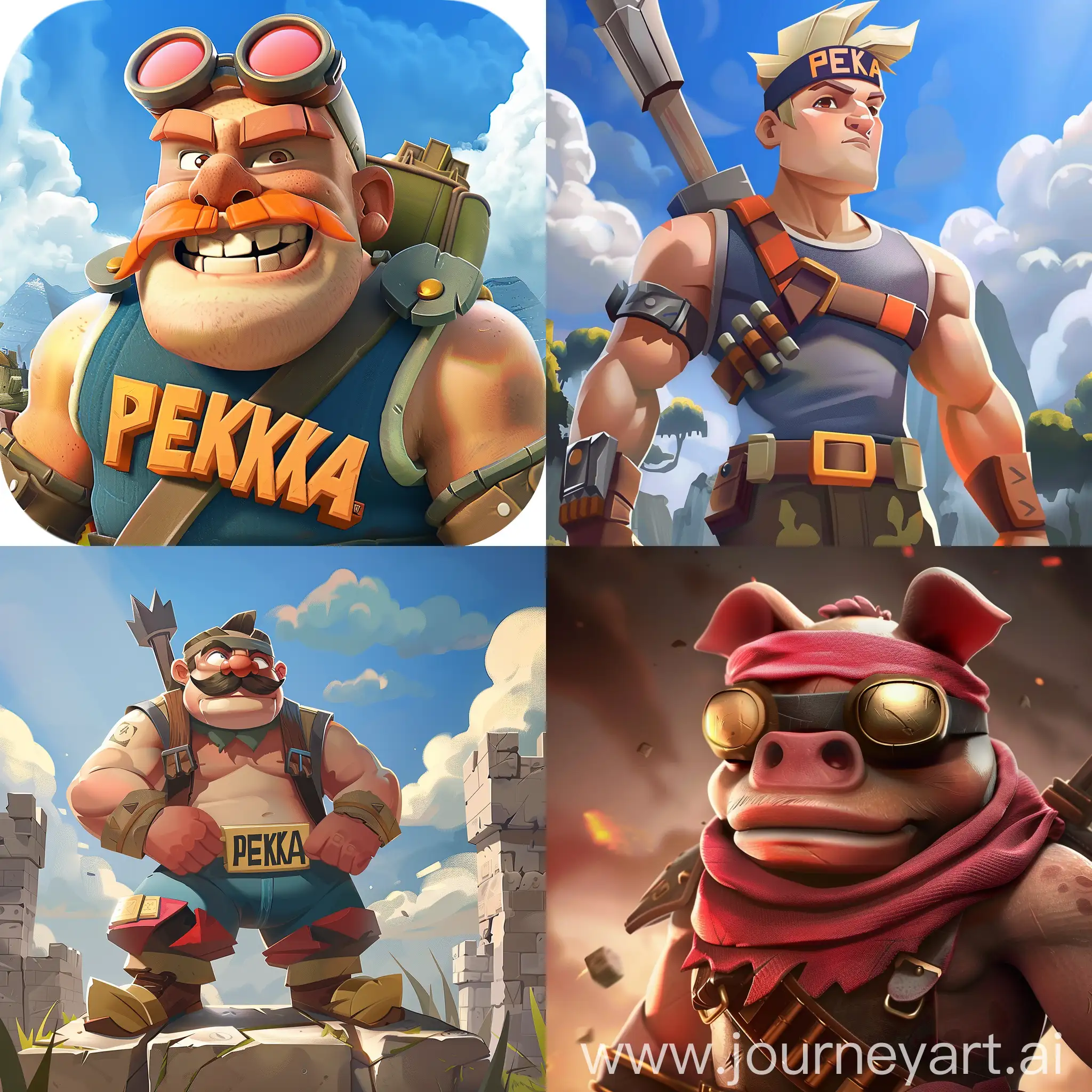a semi cartoony picture for profile, clash royale style, picture of PEKKA with simple background.
