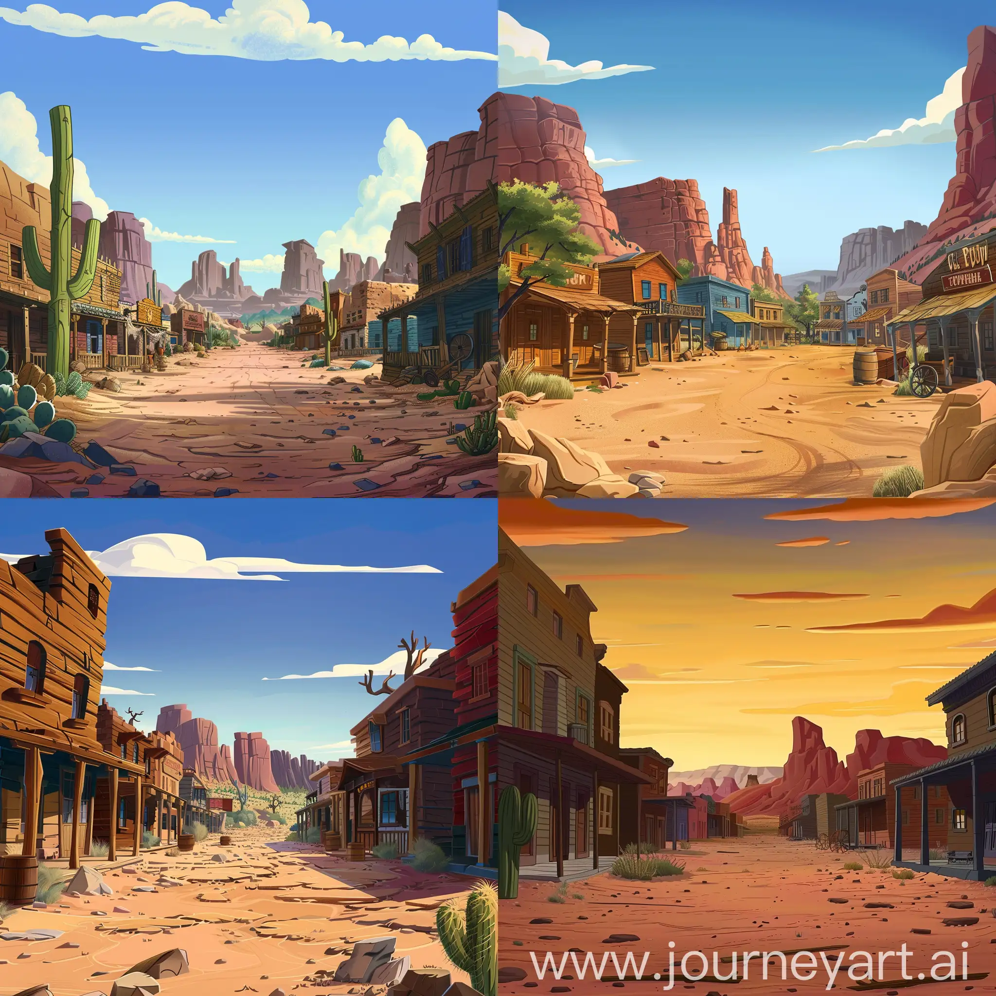 Disney-Animation-Wild-West-Scene