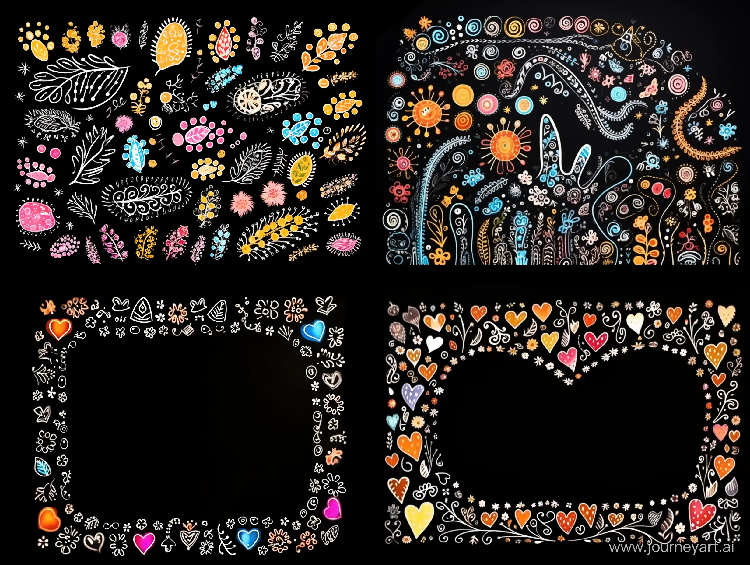 Whimsical-Doodling-Cute-Cat-in-Gingerbread-Style-with-Intricate-Patterns