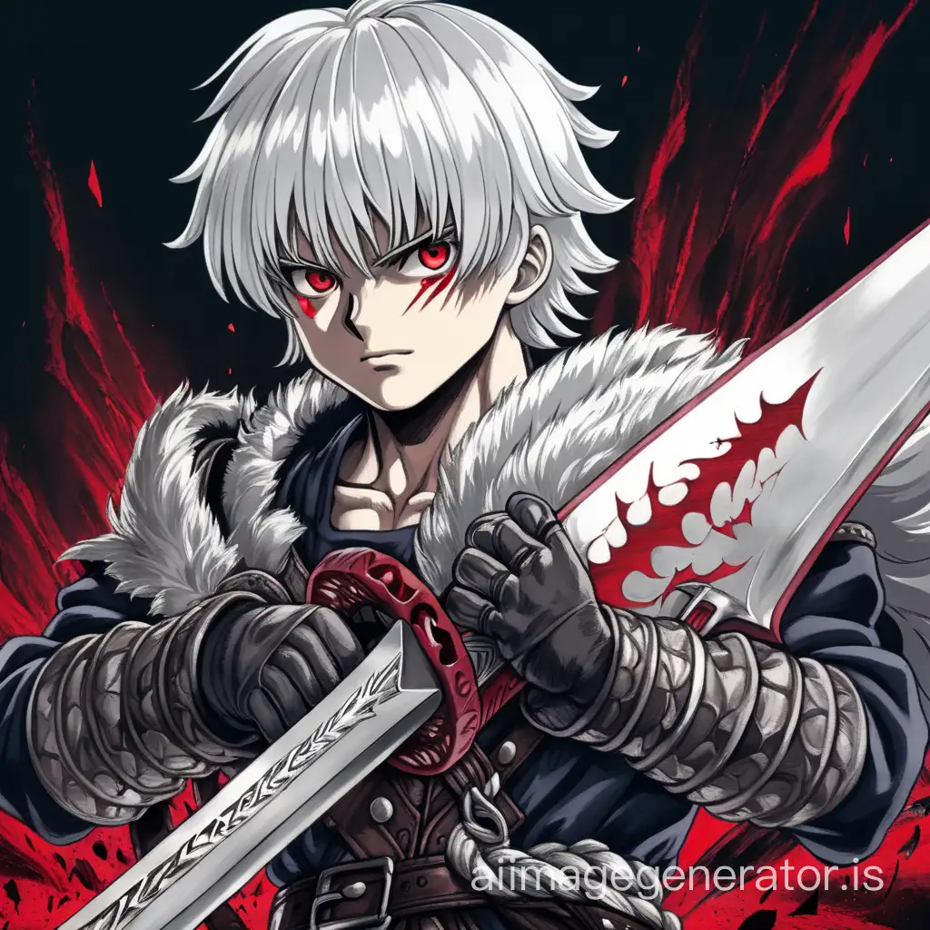 Anime-Style-WhiteHaired-Boy-with-Red-Eyes-Wielding-a-Large-Sword-Berserk-Inspired-Art