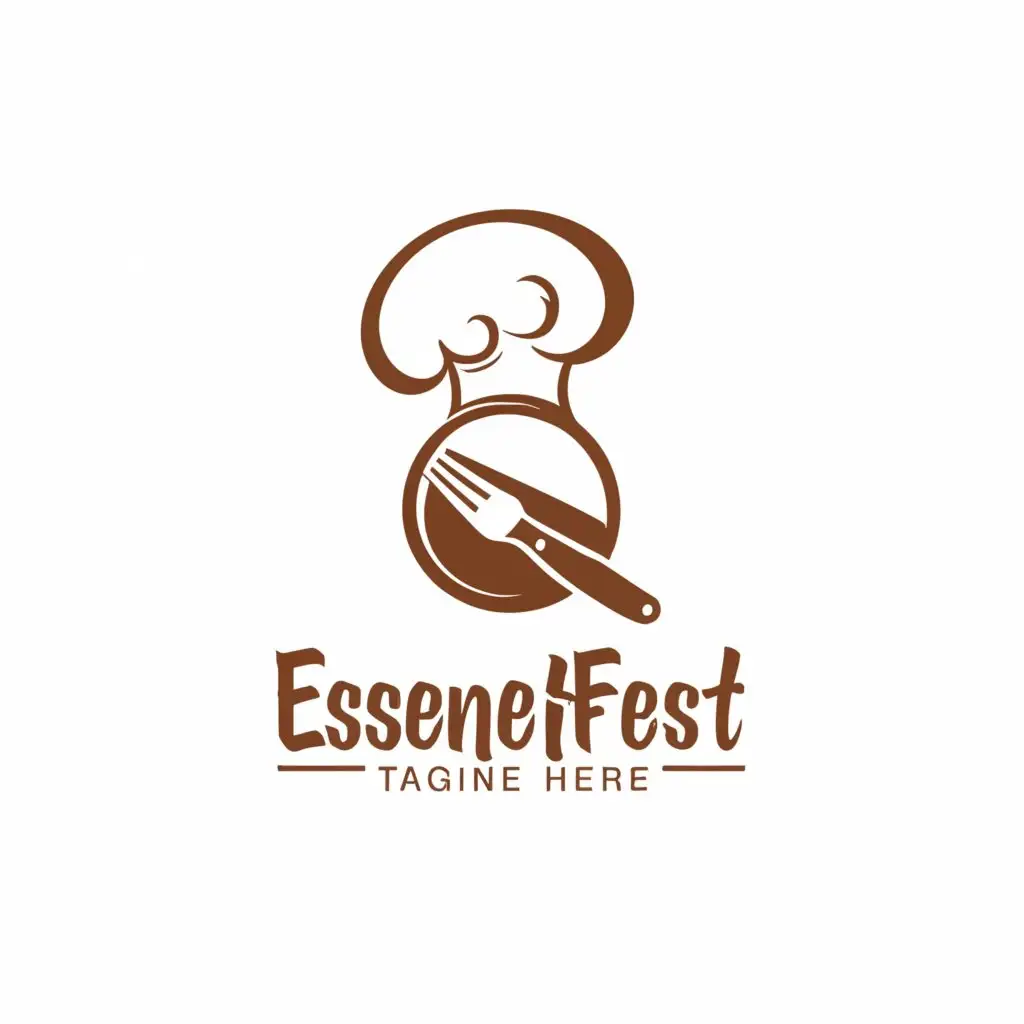 Logo-Design-for-EssenFest-A-Deliciously-Simple-Emblem-for-Culinary-Adventures