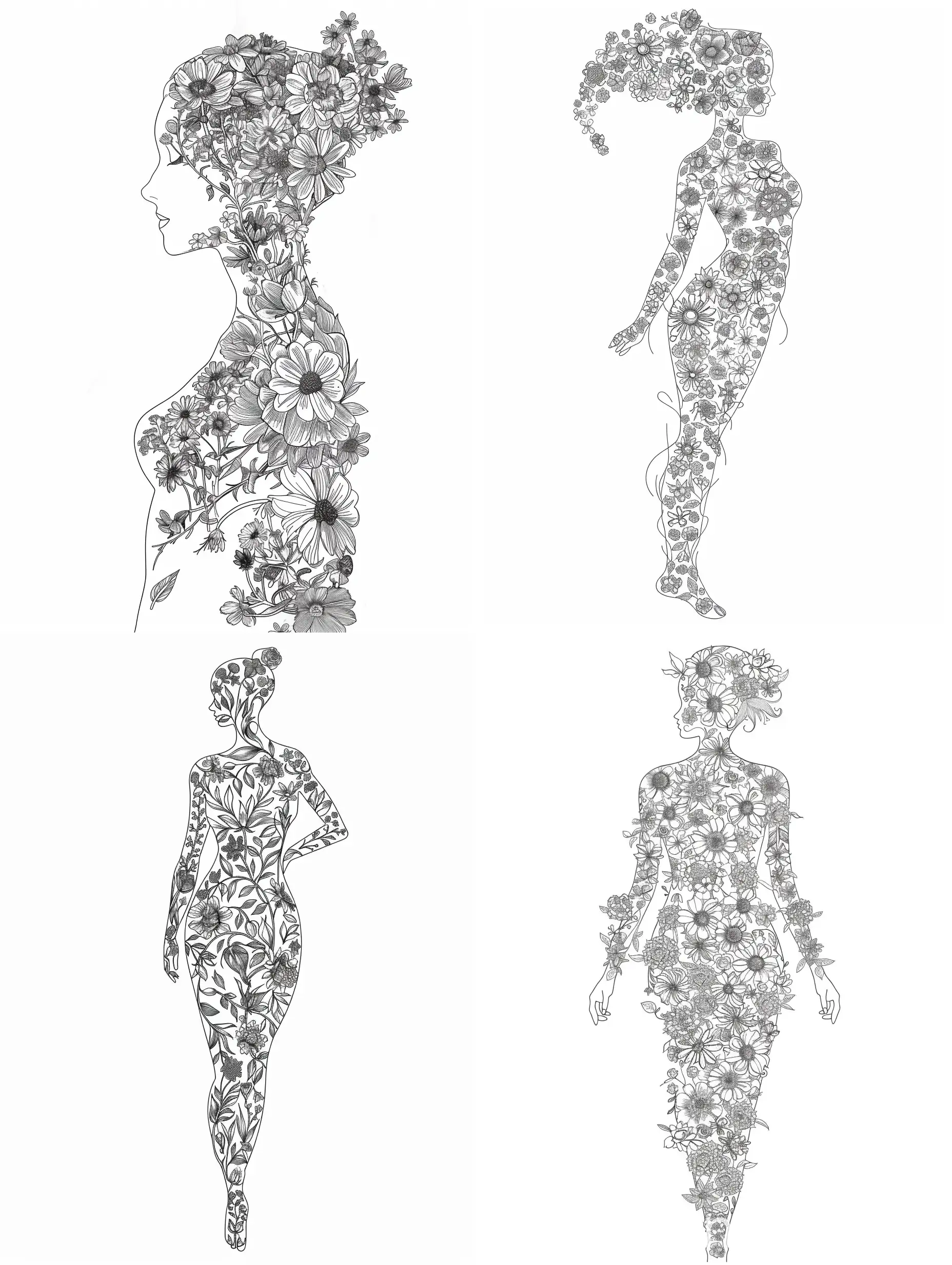Floral-Woman-Line-Art-Minimalistic-Botanical-Body-Illustration