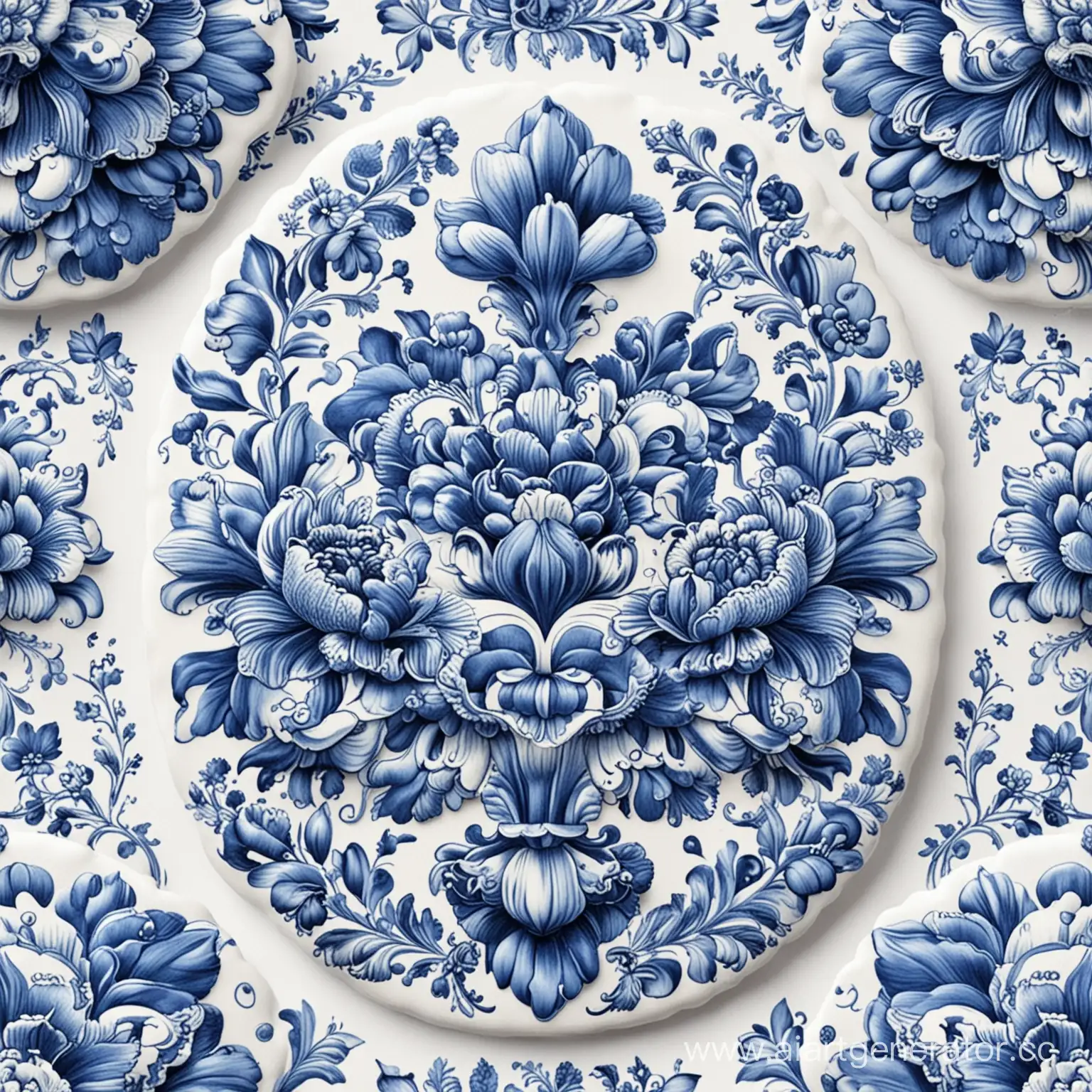 Traditional-Gzhel-Ceramic-Patterns-on-Bright-White-Background