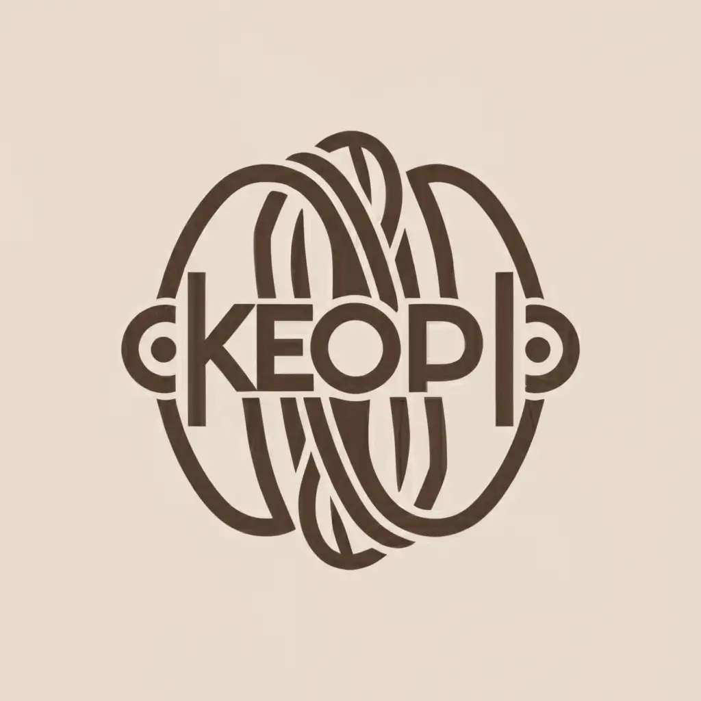 LOGO-Design-For-Keopi-Minimalistic-Coffee-Theme-on-Clear-Background