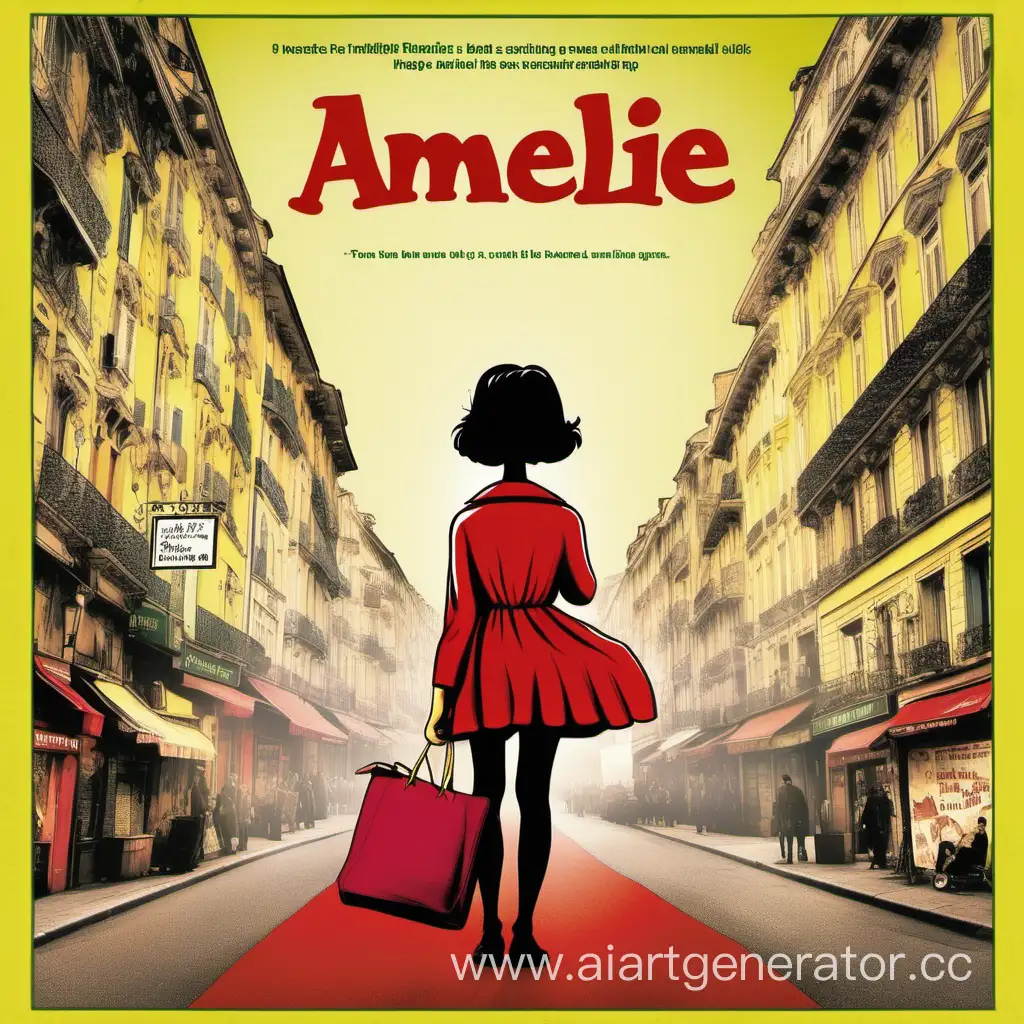 Whimsical-Cartoon-Poster-for-the-Movie-Amlie