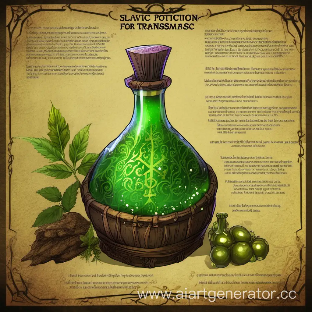 slavic potion for transmasc