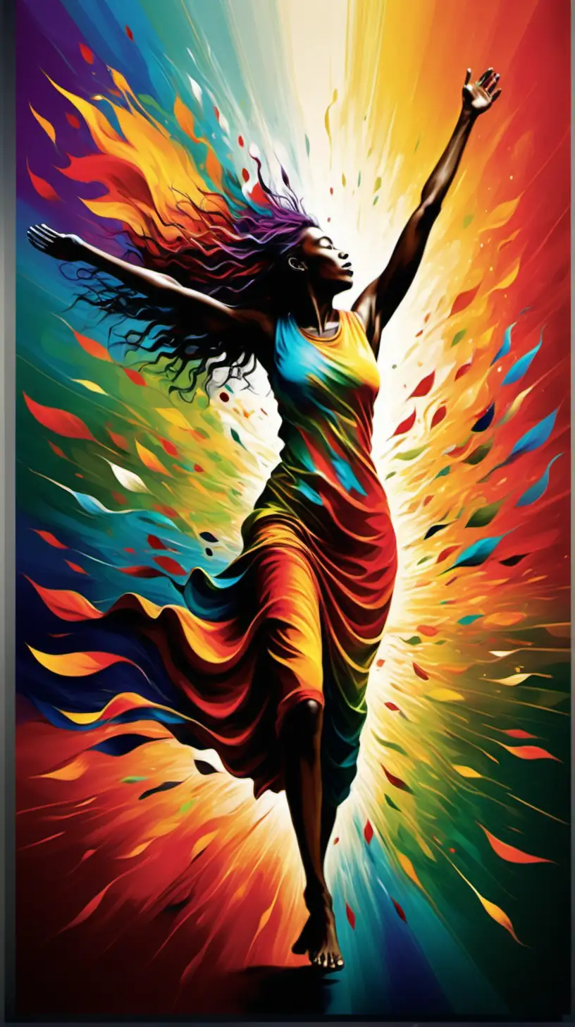 Show the transformational journey from tiredness to vitality, with vibrant colors and dynamic visuals capturing the essence of renewed vigor and vitality. Let the image convey the message