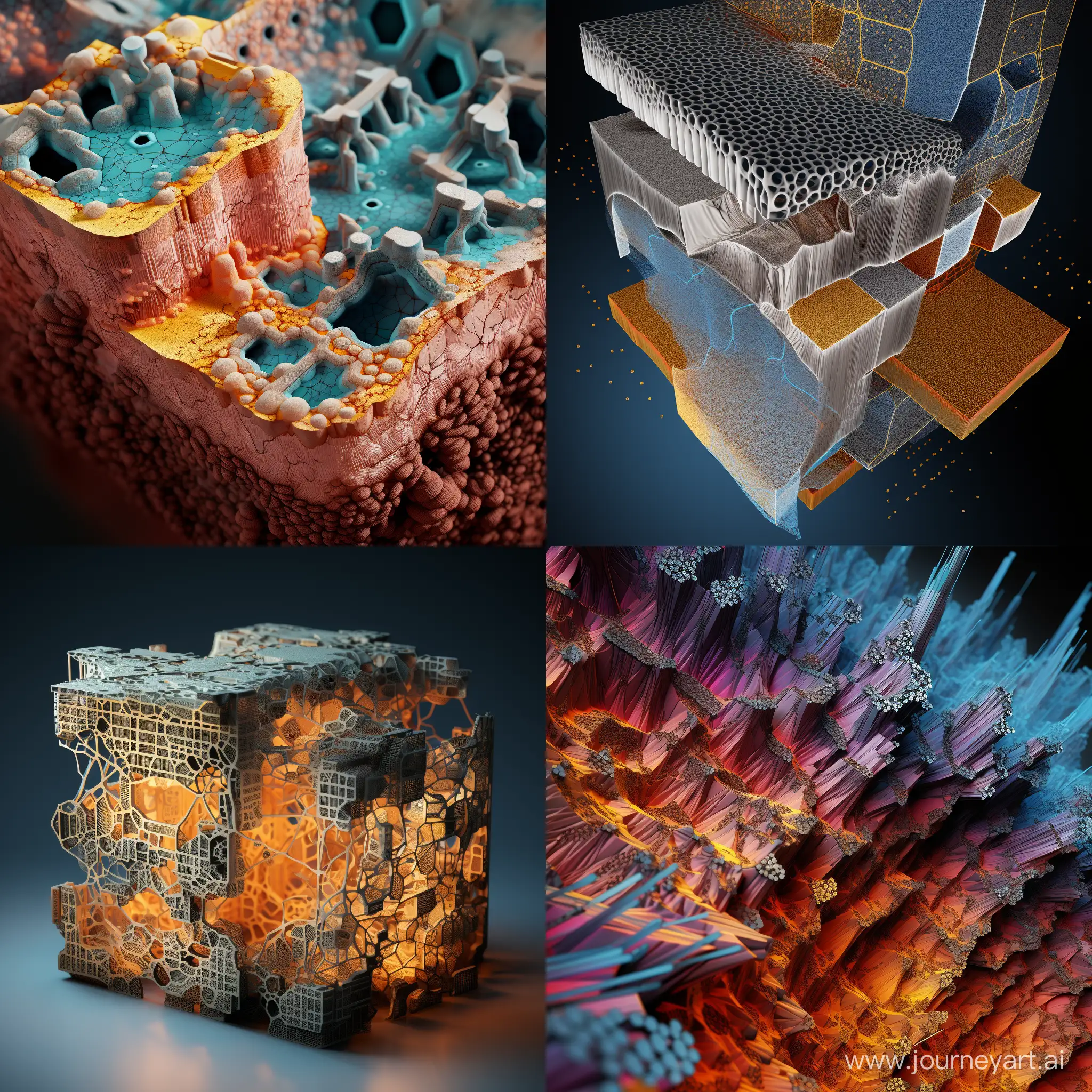 Porous microstructure of battery stack