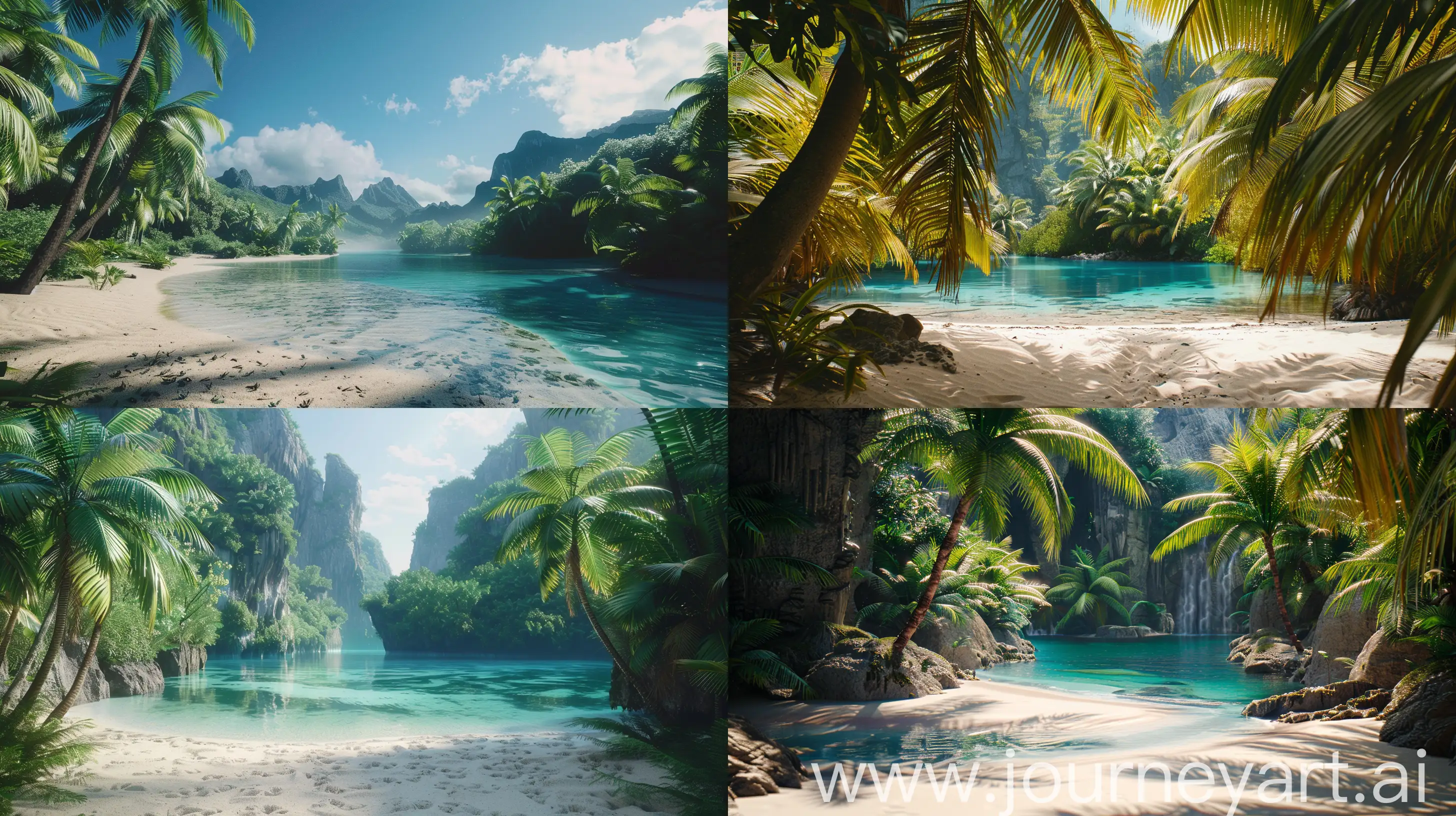 Tropical-Paradise-Cinematic-Realism-with-Palm-Trees-and-Lagoon
