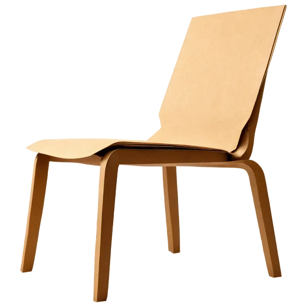 Crafting-a-Crisp-and-Clear-PNG-Image-of-a-Paper-Chair-Elevate-Your-Visuals-with-HighQuality-Format