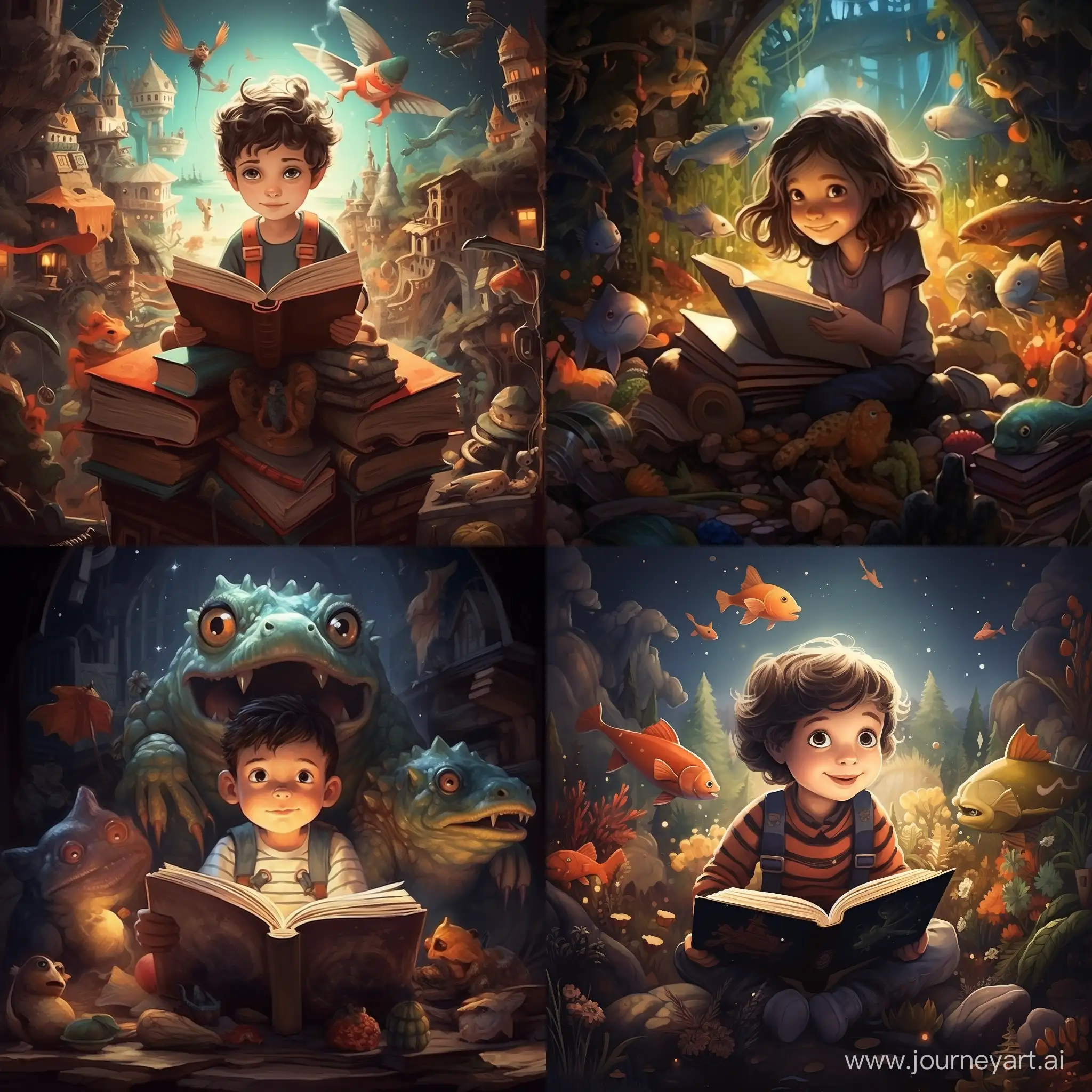 Vibrant-Childrens-Book-Illustrations-with-Playful-Charm