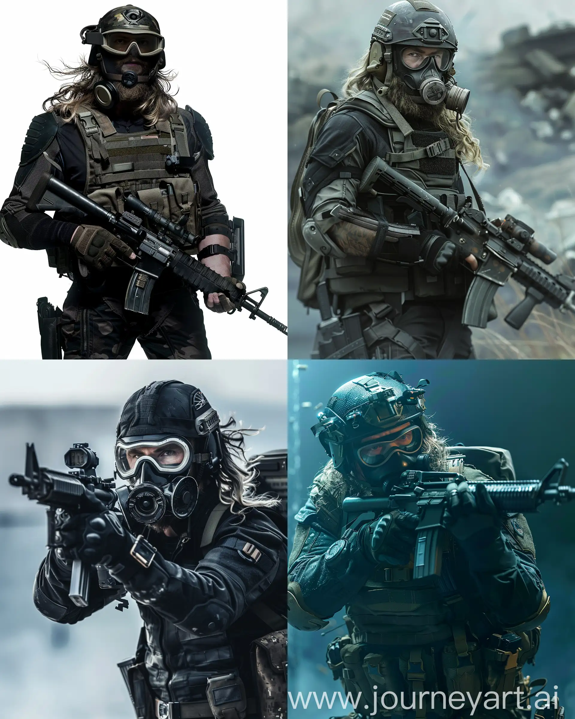 Thor-in-Call-of-Duty-Black-Ops-Military-Uniform-with-Gas-Mask-and-Rifle
